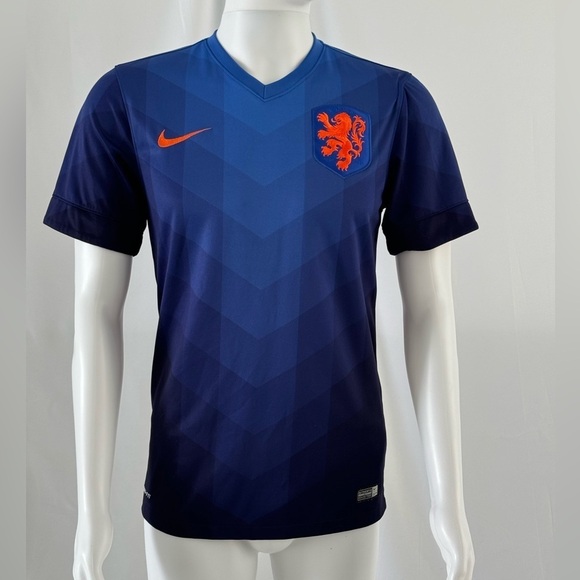 Netherlands 2014 Away Holland National Team Soccer Jersey Size S - Picture 1 of 8